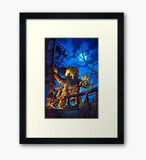 Monkey Island - LeChuck - Guybrush Threepwood - The Secret of Monkey Island - Le Chuck Framed Print