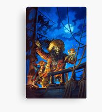 Monkey Island - LeChuck - Guybrush Threepwood - The Secret of Monkey Island - Le Chuck Canvas Print
