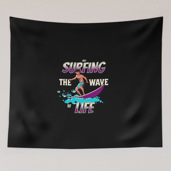 Item preview, Just Surfing The Wave of Life designed and sold by Surfing Designs.Life.