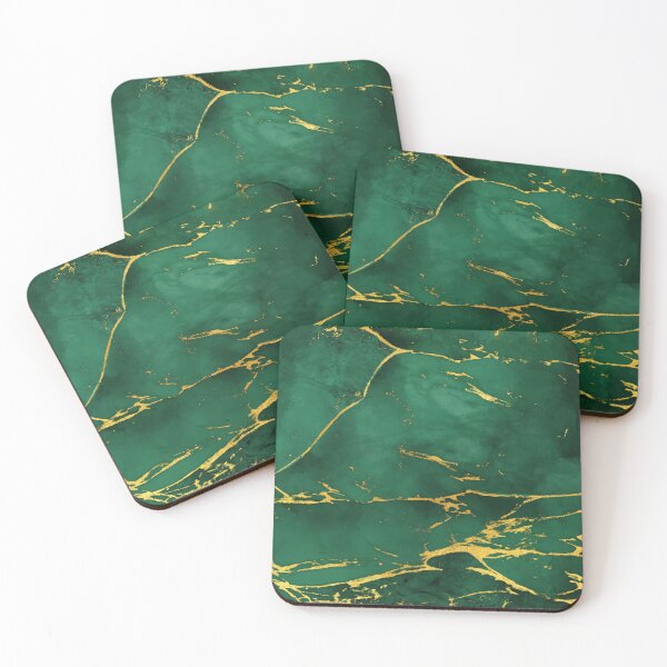 Item preview, Gold Green Abstract Painting designed and sold by ZaydounStark.