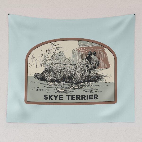 Item preview, Dog Skye Terrier illustration designed and sold by Lemomo-zoo.