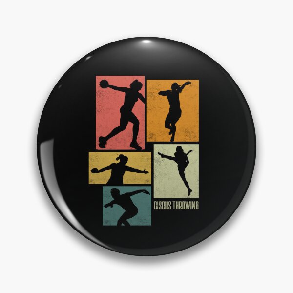 Item preview, Discus Throwing Discus Thrower Track and Field Silhouettes designed and sold by ShopTheStyle.