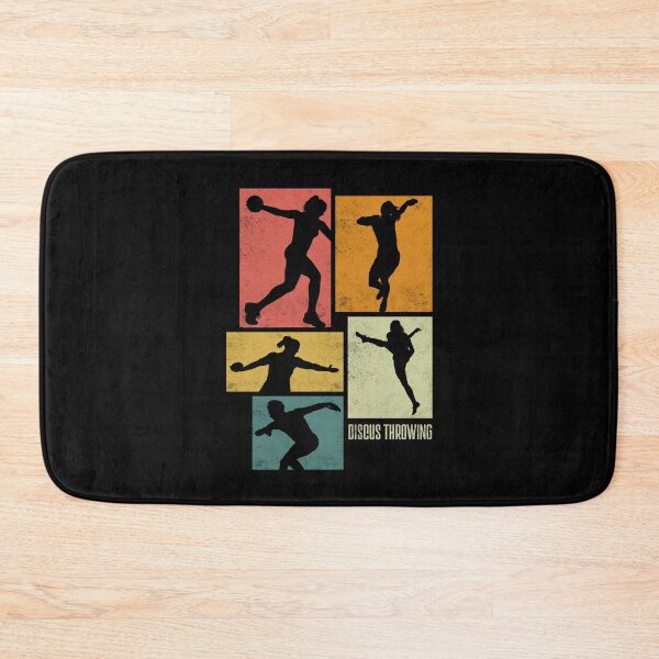 Item preview, Discus Throwing Discus Thrower Track and Field Silhouettes designed and sold by ShopTheStyle.