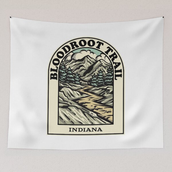 Item preview, Bloodroot Trail Indiana hiking backpacking trail designed and sold by HalpinDesign.