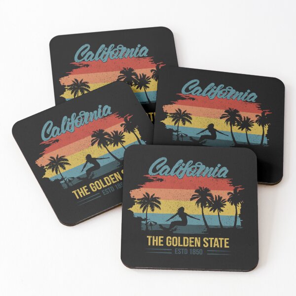 Item preview, California The Golden State retro inspired T-Shirt designed and sold by illustramanshop.