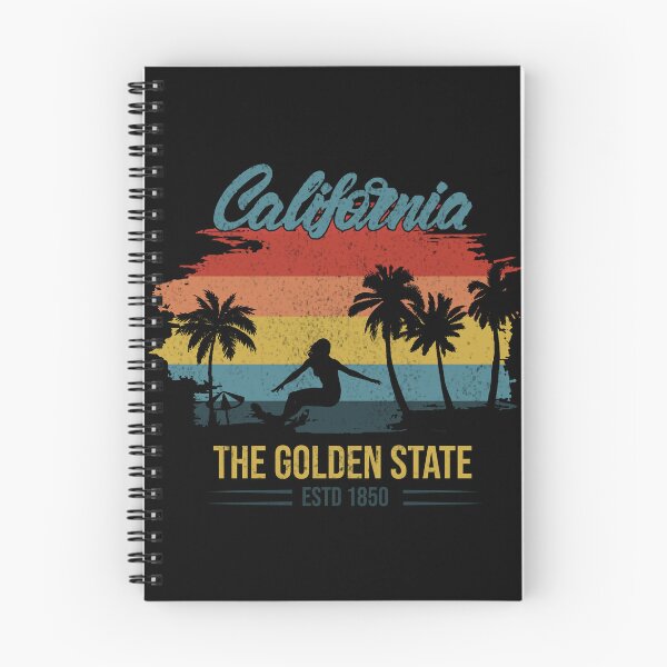 Item preview, California The Golden State retro inspired T-Shirt designed and sold by illustramanshop.
