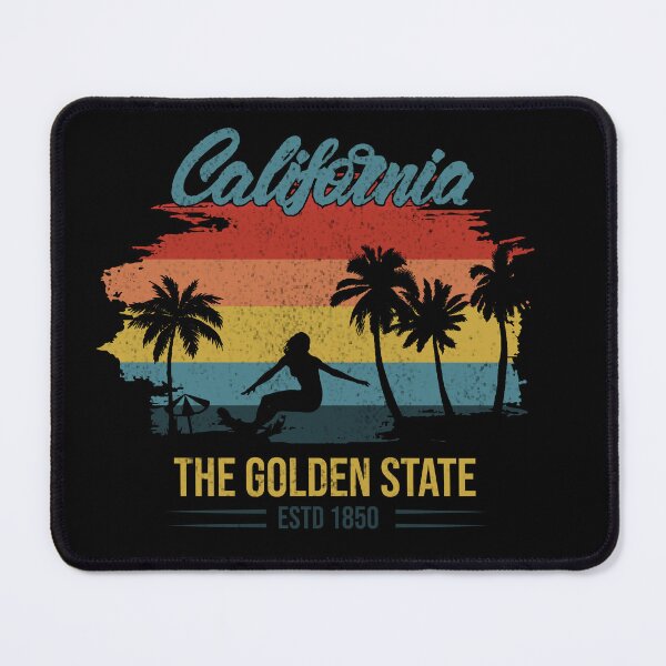 Item preview, California The Golden State retro inspired T-Shirt designed and sold by illustramanshop.
