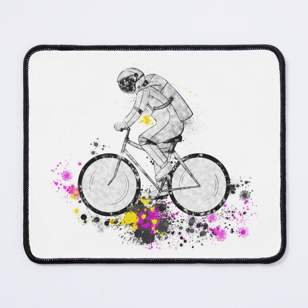 Item preview, The astronaut rides on his space bicycle designed and sold by Goliardika-Shop.