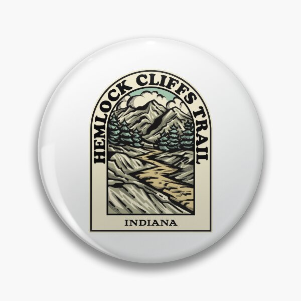 Item preview, Hemlock Cliffs Trail Indiana hiking backpacking trail designed and sold by HalpinDesign.