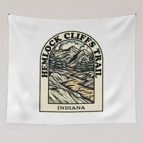 Item preview, Hemlock Cliffs Trail Indiana hiking backpacking trail designed and sold by HalpinDesign.