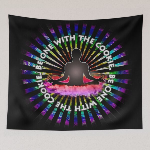 Item preview, Be One With the Cookie (Black/Transparent Background) designed and sold by SpiritSeekers.