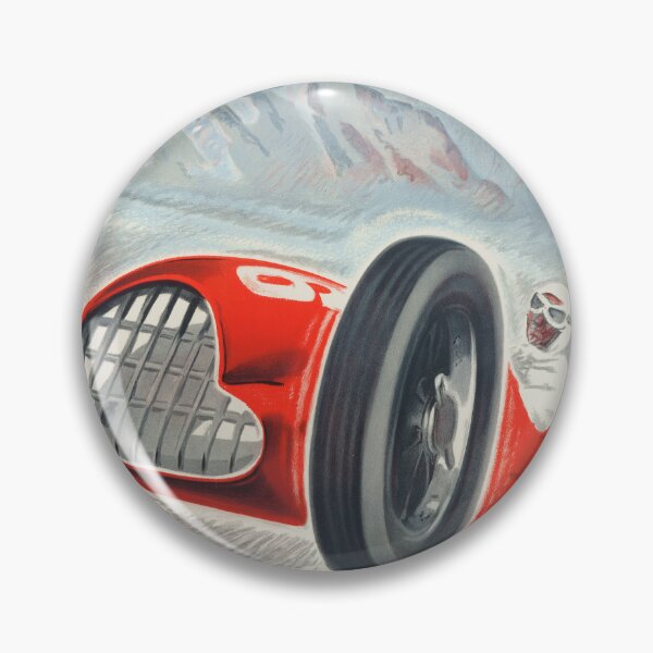 Item preview, LENZERHEIDE Graubunden Alpine Valley SWITZERLAND 1951 Vintage Car Racing Poster Art designed and sold by retroposters.