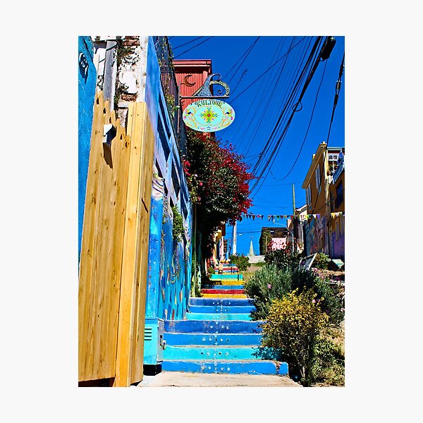 Item preview, Templeman Streeet, Valparaiso, Chile designed and sold by Kurt  Van Wagner.