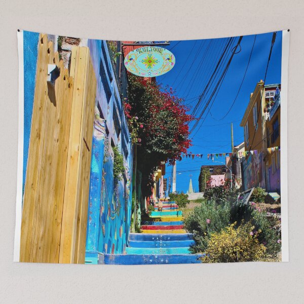 Item preview, Templeman Streeet, Valparaiso, Chile designed and sold by Kurt  Van Wagner.