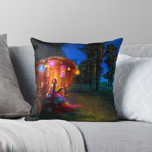 Wanderlust Throw Pillow