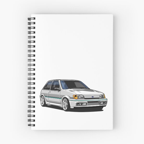 Item preview, White Ford Fiesta RS coupe designed and sold by SketchNinja.