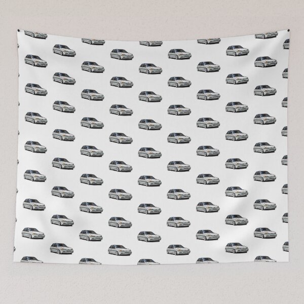 Item preview, White Ford Fiesta RS coupe designed and sold by SketchNinja.