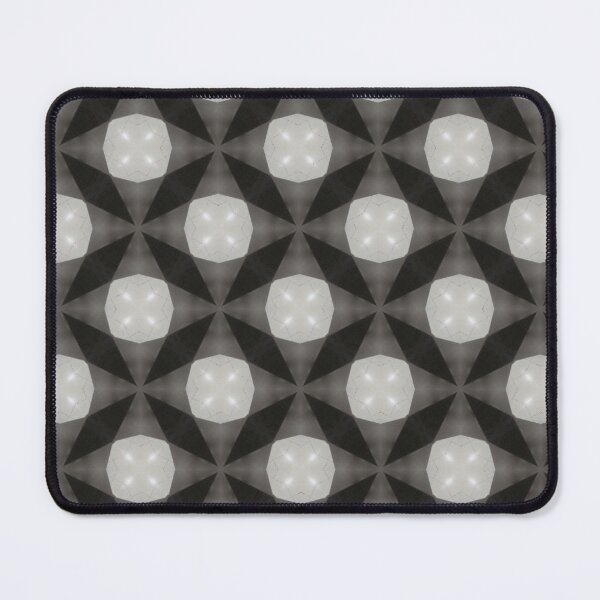 Item preview, Modern Symmetrical Pattern black and grey designed and sold by SirErnZ.