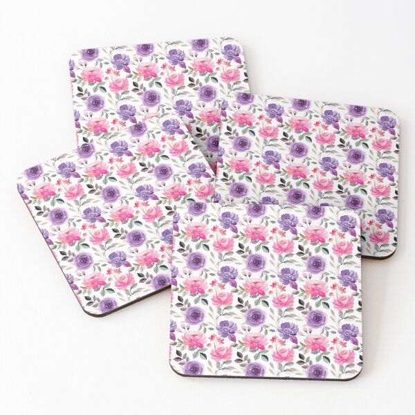 Item preview, Modern colorful perfect and classy beautiful purple and pink  Flower pillow  gift for wife gift for gilfriend gift for flower lovers gift for botanists  designed and sold by GhostAmine.