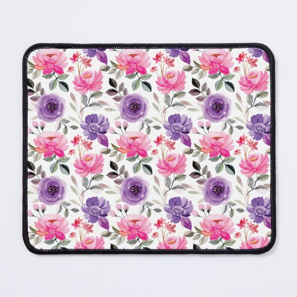 Item preview, Modern colorful perfect and classy beautiful purple and pink  Flower pillow  gift for wife gift for gilfriend gift for flower lovers gift for botanists  designed and sold by GhostAmine.