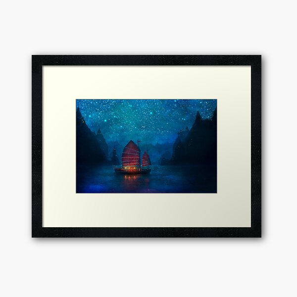 Our Secret Harbor Framed Art Print