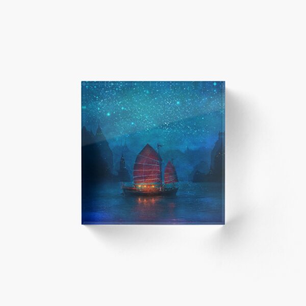 Our Secret Harbor Acrylic Block