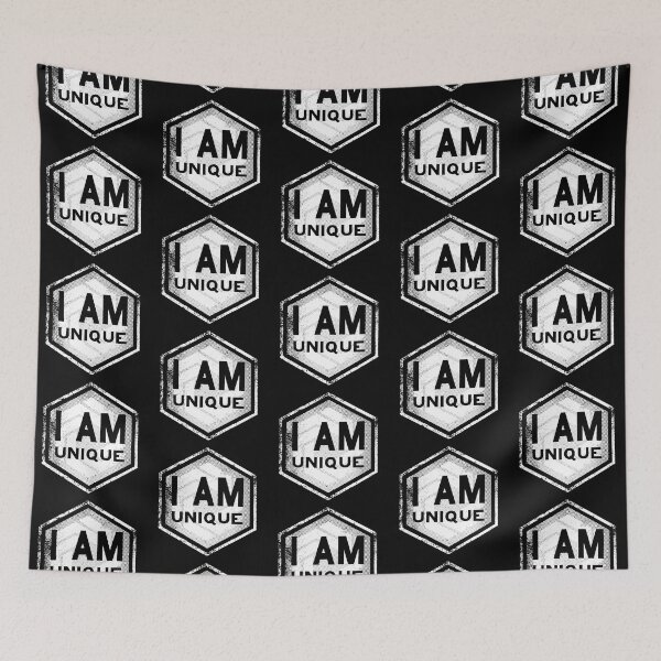 Item preview, I AM - Unique - Affirmation - White designed and sold by hector2ortega.