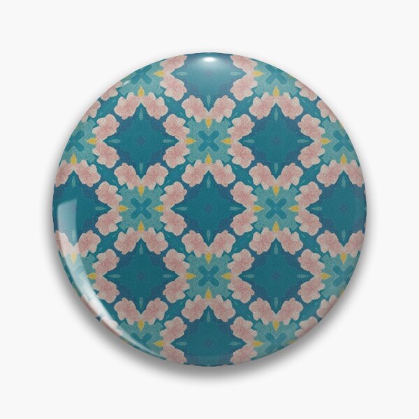 Item preview, Modern Symmetrical Pattern Blue designed and sold by SirErnZ.