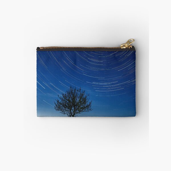 Item preview, Lonely tree under stars emerging from the twilight glare designed and sold by Lukasz Szczepanski.