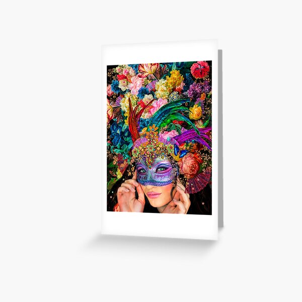The Mascherari's Muse Greeting Card