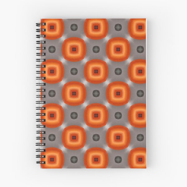 Item preview, Modern Symmetrical Pattern Orange & Grey designed and sold by SirErnZ.