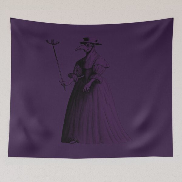 Item preview, Lady Plague Doctor (purple) designed and sold by Alex Tal.