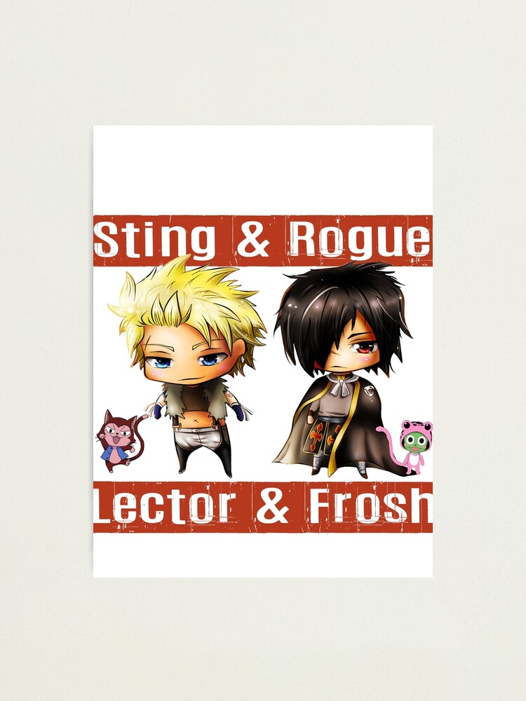 Lamina Fotografica Fairytail Sting Y Rogue De Gigantusmerch