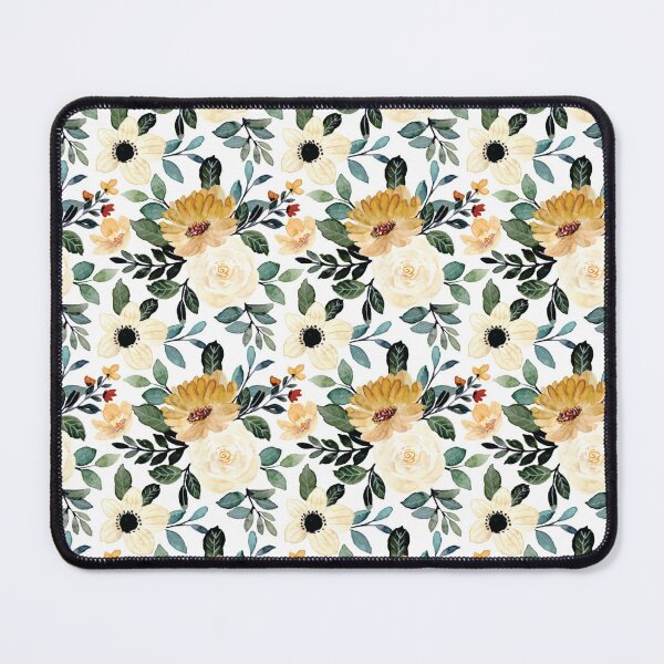 Item preview, Elegant  perfect and classy  beautiful vintage yellow Flower mix  Throw pillow  gift for wife gift for gilfriend gift for flower lovers gift for botanists  designed and sold by GhostAmine.