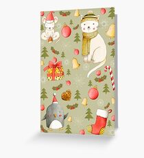 Christmas Pattern Greeting Card