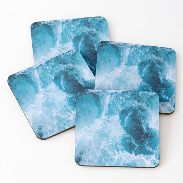 Item preview, "Blue Wave Dreams" - Stunning ocean wave photography print designed and sold by pocketgraphic.