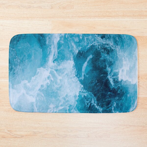 Item preview, "Blue Wave Dreams" - Stunning ocean wave photography print designed and sold by pocketgraphic.
