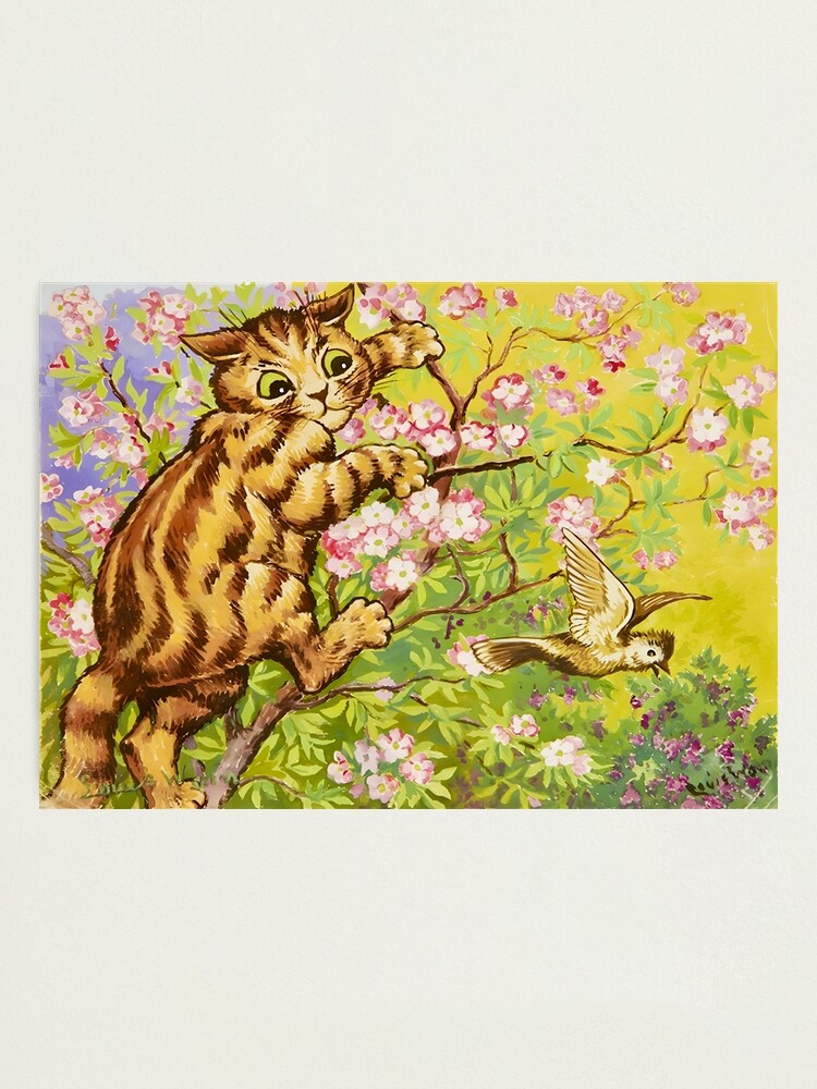 I Don't Think! by Louis Wain Art Print for Sale by Art Bubble