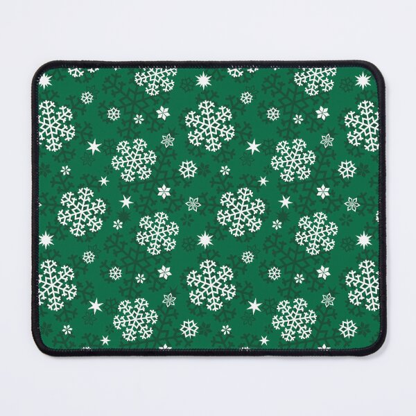 Item preview, Snowflakes Pattern on Cadmium Green designed and sold by sifis.