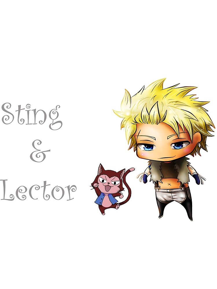 Fairy Tail Sting Amp Lector By Gigantusmerch Redbubble