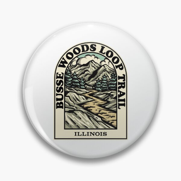 Artikelvorschau, Busse Woods Loop Trail Illinois hiking backpacking trail entworfen und verkauft von HalpinDesign.