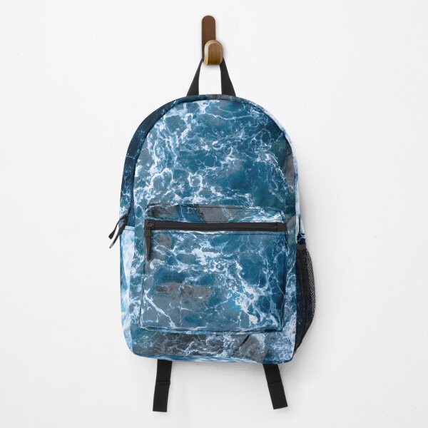Item preview, "Cerulean Surge" - Beautiful blue ocean wave canvas print designed and sold by pocketgraphic.