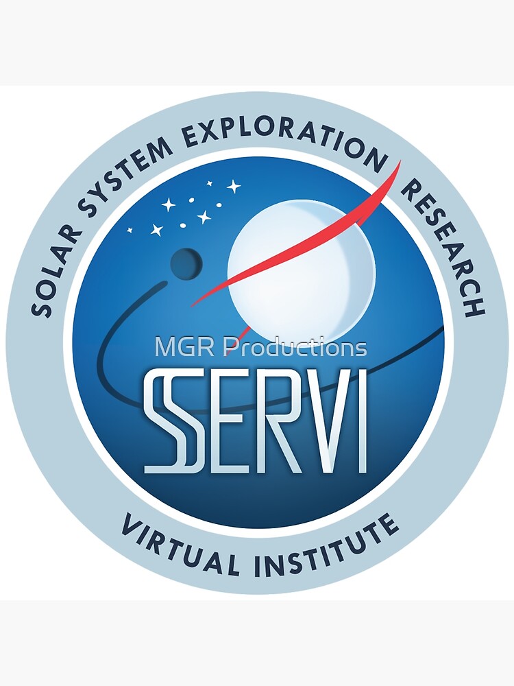 Disover Solar System Exploration Research Virtual Institute Logo Premium Matte Vertical Poster