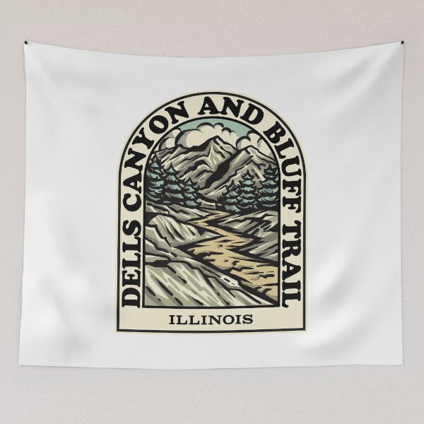 Item preview, Dells Canyon and Bluff Trail Illinois hiking backpacking trail designed and sold by HalpinDesign.