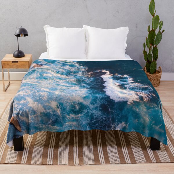 Item preview, "Oceanic Bliss" - Breathtaking blue wave photography for your home designed and sold by pocketgraphic.