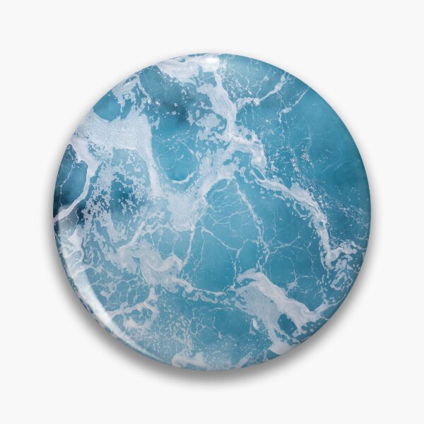 Artikelvorschau, Leinwanddruck „Azurblaue Welle“. entworfen und verkauft von pocketgraphic.