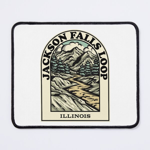 Item preview, Jackson Falls Loop Illinois hiking backpacking trail designed and sold by HalpinDesign.