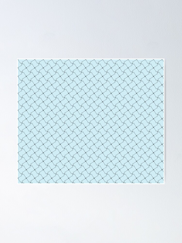 Thumbnail 1 of 3, Poster, Abstract Pattern 2-28, Mesh Pattern designed and sold by Silpaza.