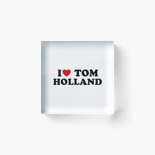 Item preview, I love Tom Holland Black Text designed and sold by hintqdden.