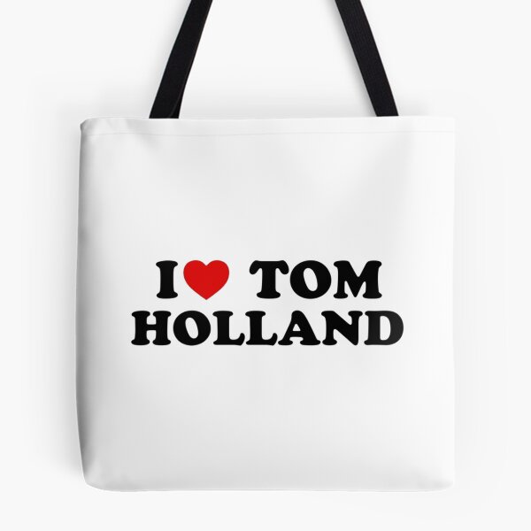 Aperçu de l'œuvre J'aime le texte noir de Tom Holland créée et vendue par hintqdden.